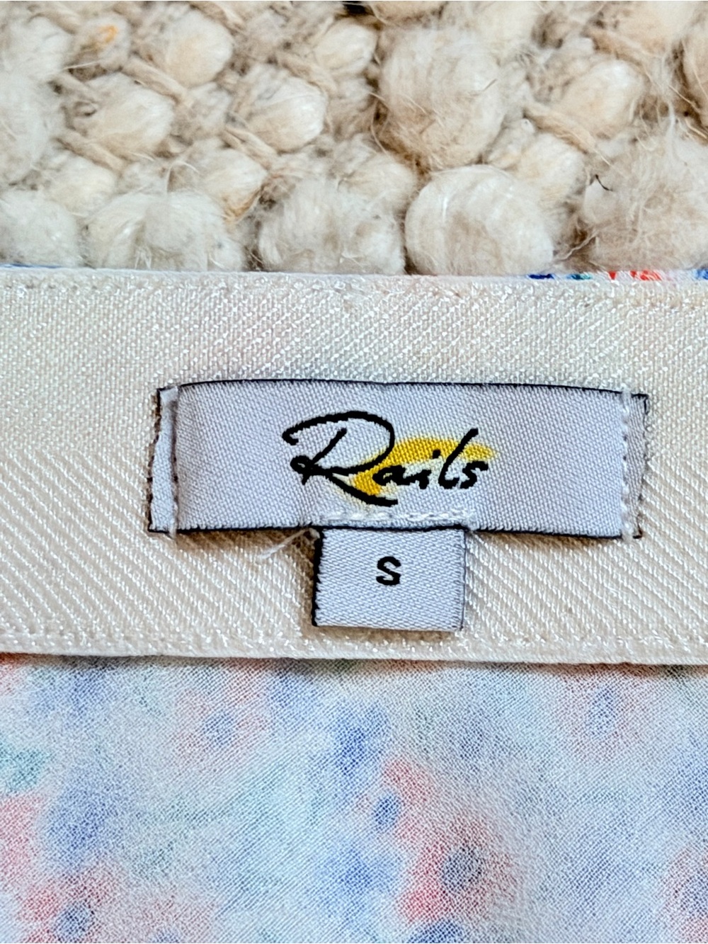RAILS Wild Daisies Lara Ruffle Mini Skirt Size Small - Picture 6 of 7